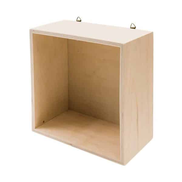 Rico Design Holzbox quadratisch 17x17x10cm