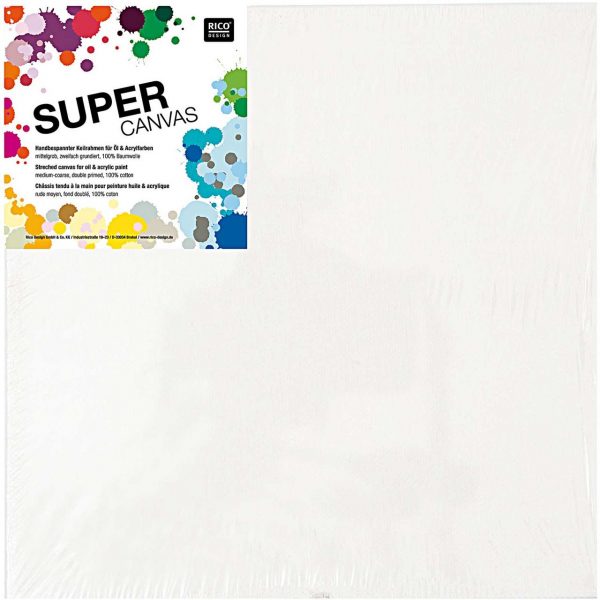 Rico Design Super Canvas Keilrahmen 50 x 50 cm