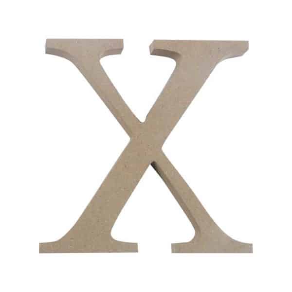 Rico Design MDF Buchstaben XL X