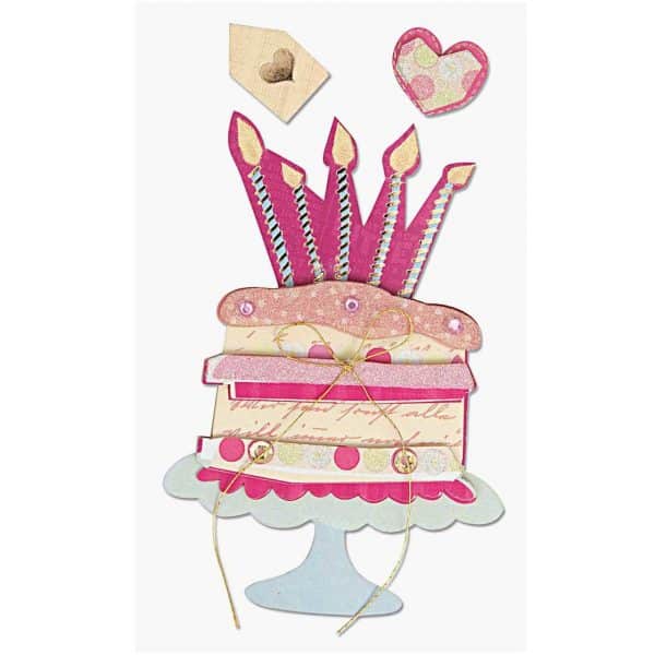 Paper Poetry 3D Sticker Torte