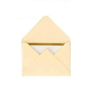 Paper Poetry Mini Briefe elfenbein 3x4