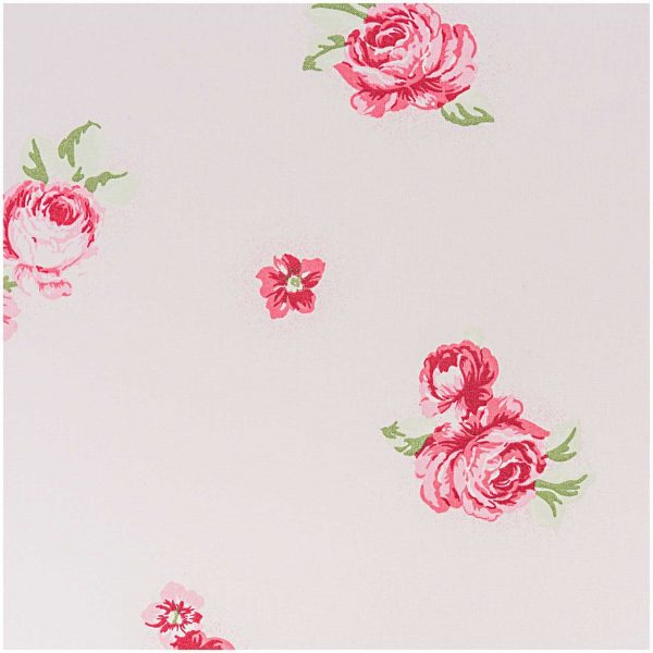 Rico Design Stoff Rosen rosa 50x160cm