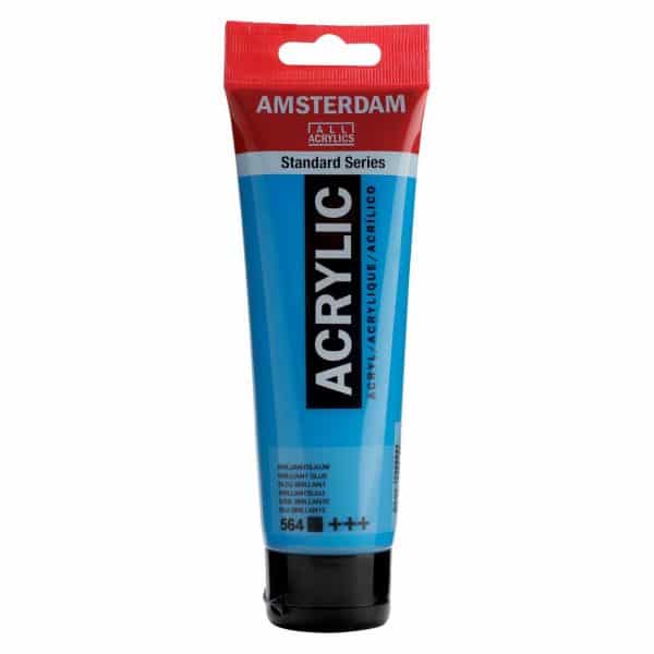 AMSTERDAM Acrylfarbe 120ml brillantblau