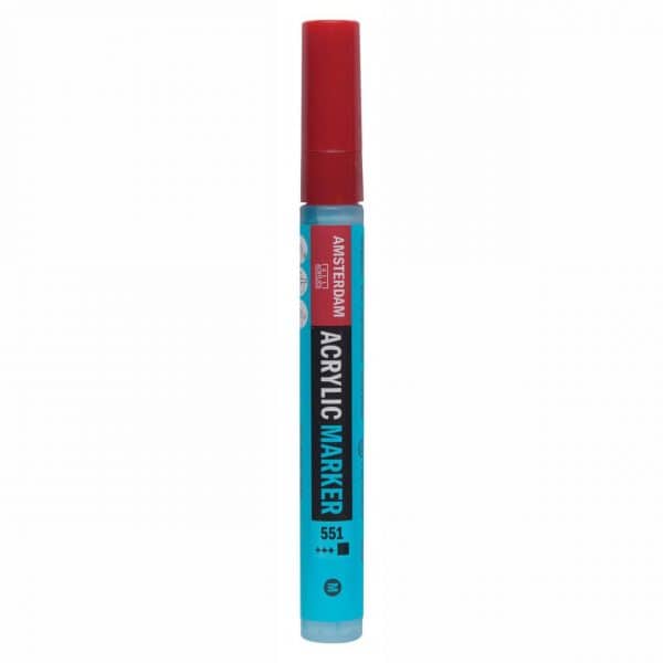 AMSTERDAM Acrylic Marker 3-4mm himmelblau hell