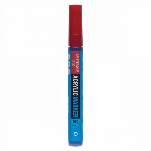 AMSTERDAM Acrylic Marker 3-4mm phthaloblau