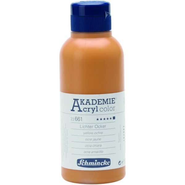 Schmincke Akademie Acrylcolor 250ml lichter ocker