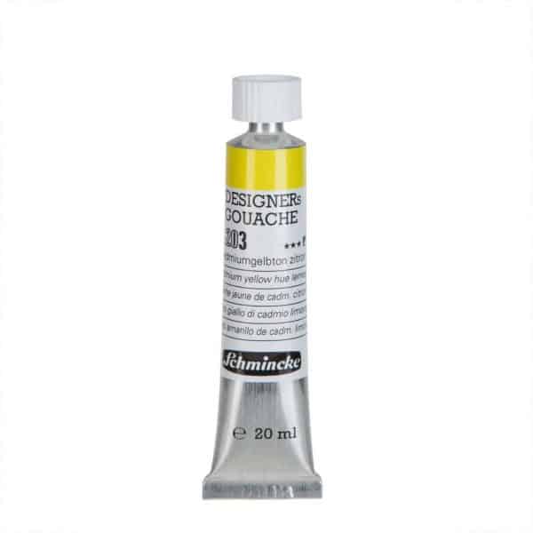 Schmincke Designers Gouache 20ml kadmiumgelbton zitron