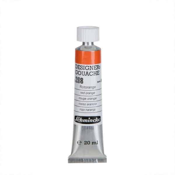 Schmincke Designers Gouache 20ml rotorange