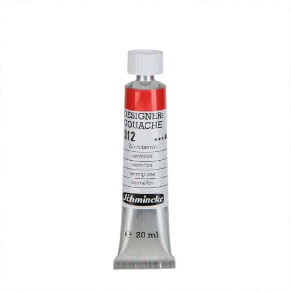 Schmincke Designers Gouache 20ml zinnoberrot