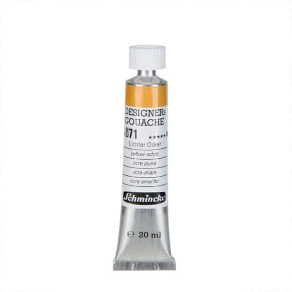 Schmincke Designers Gouache 20ml lichter ocker