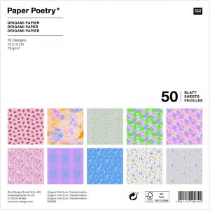 Paper Poetry Origami Transformation 15x15cm 50 Blatt