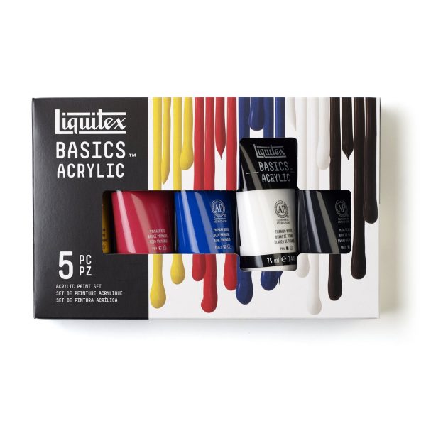 Liquitex Basics Acrylfarben Set 5x75ml