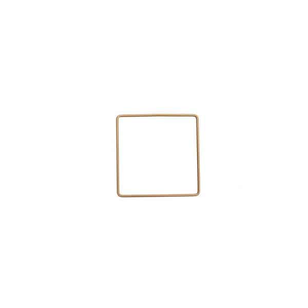 Rico Design Metallring Quadrat gold 10cm