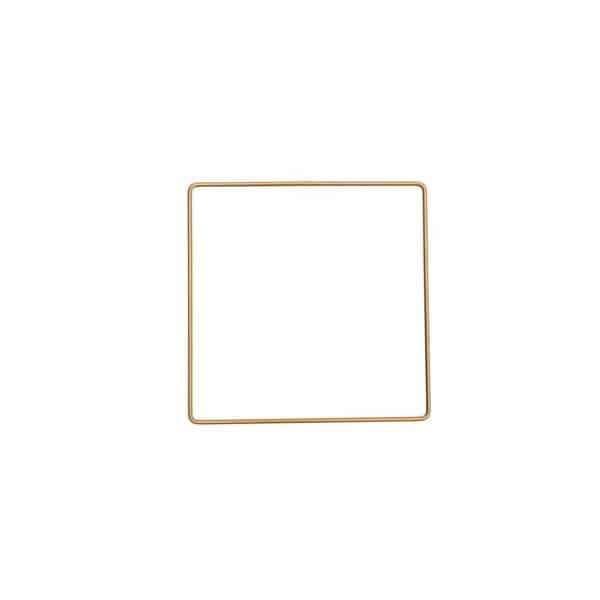 Rico Design Metallring Quadrat gold 15cm