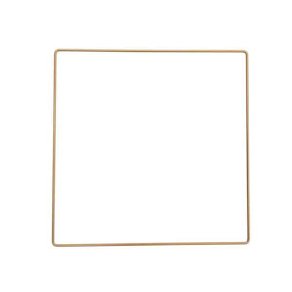 Rico Design Metallring Quadrat gold 25cm