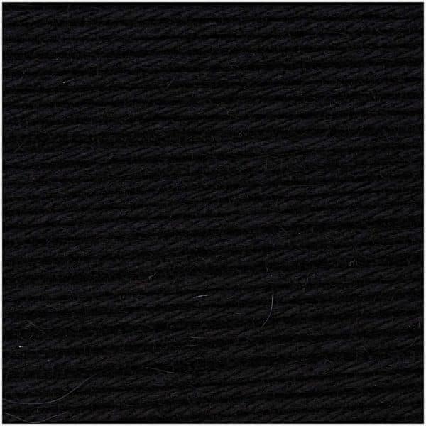 Rico Design Essentials Cashlana dk 25g 62m schwarz