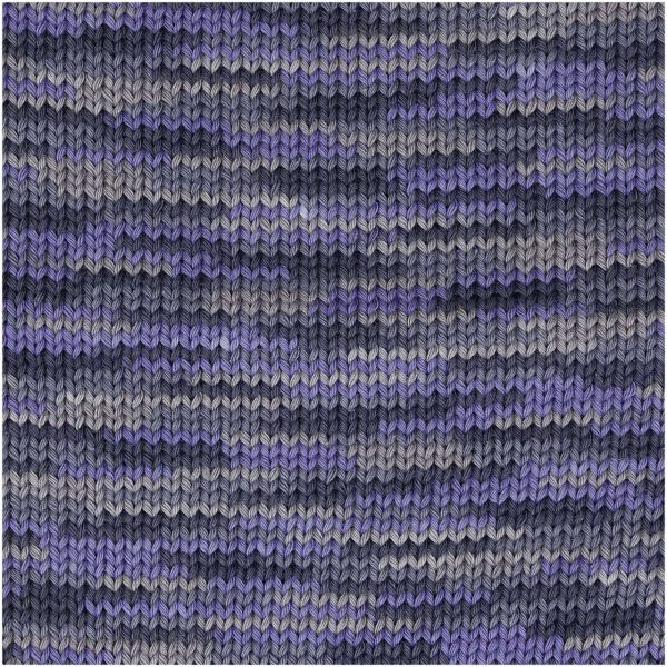 Rico Design Creative Cotton Print aran 50g 85m flieder-braun Mix