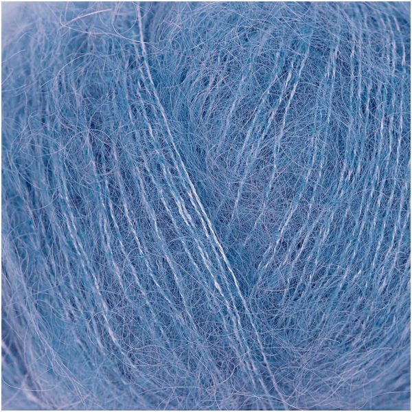 Rico Design Essentials Super Kid Mohair Loves Silk 25g 200m azur