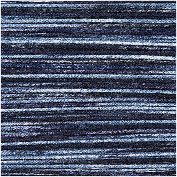 Rico Design Essentials Merino Print dk 50g blau Mix