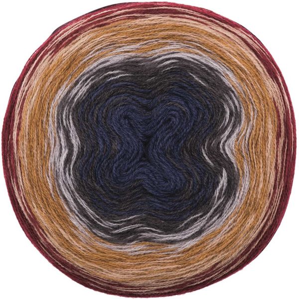 Rico Design Creative Wool Dégradé Super6 200g 800m rot-blau