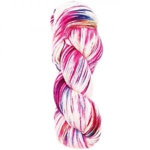 Rico Design Luxury Hand-Dyed Happiness dk 100g 390m natur-pink