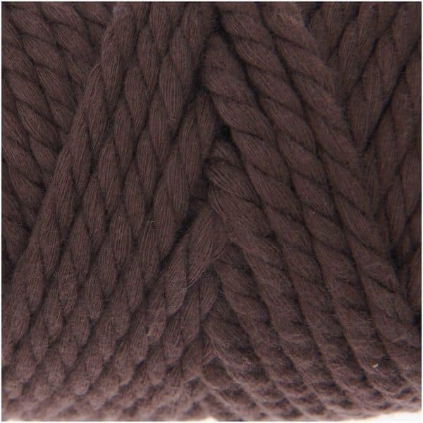 Rico Design Creative Cotton Cord Makramee-Garn 130g 25m schokolade