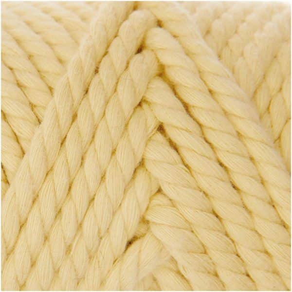 Rico Design Creative Cotton Cord Makramee-Garn 130g 25m pastellgelb