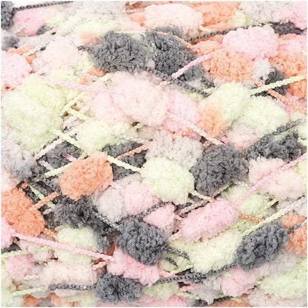 Rico Design Creative Pompon Print 200g lachs-grau