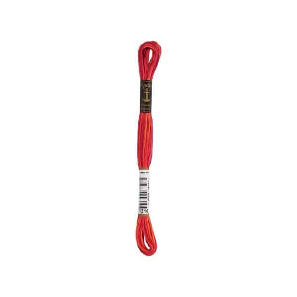 Anchor Sticktwist multicolor 8m 01316 red fire