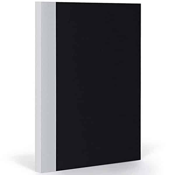 FANTASTICPAPER Notizbuch XL kariert black-coolgrey