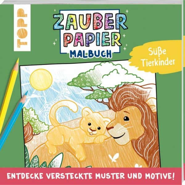 Zauberpapier Malbuch Süße Tierkinder