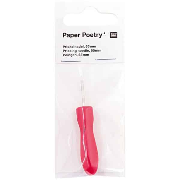 Paper Poetry Prickelnadel rot 6