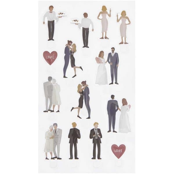 Rico Design Figurico Gelsticker Hochzeit 1