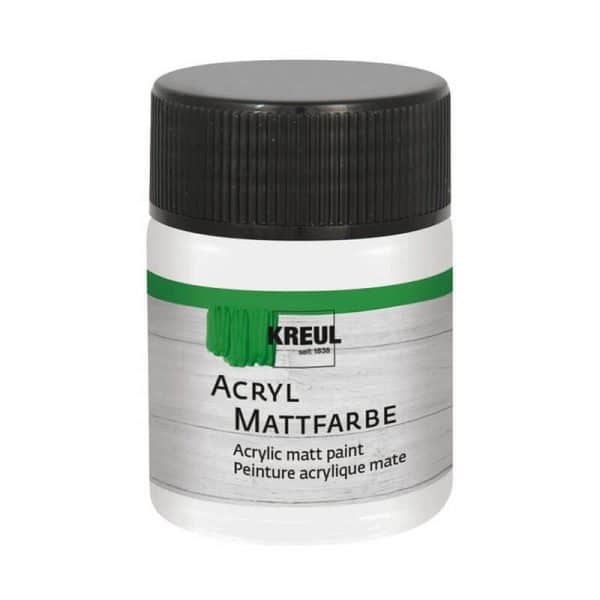 KREUL Acryl Mattfarbe 50ml weiß