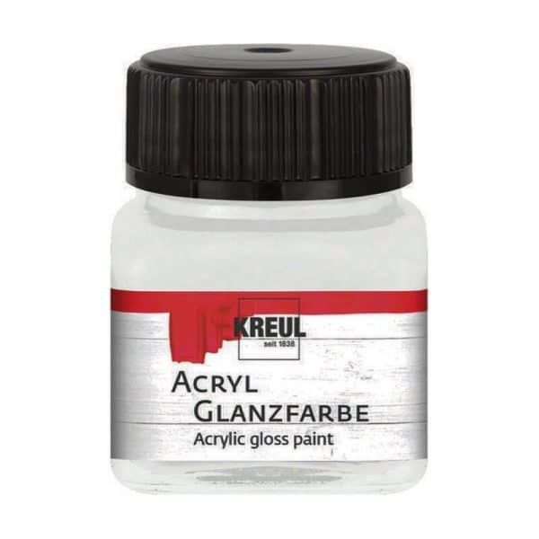 KREUL Acryl Glanzfarbe 20ml weiß