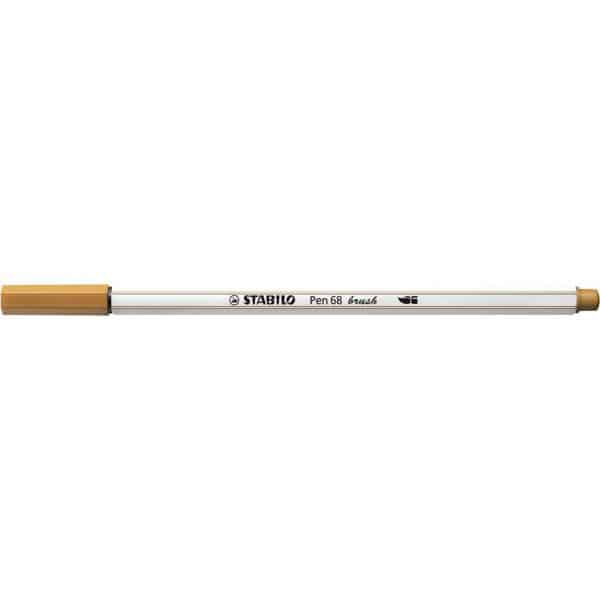 STABILO Pen 68 brush ocker dunkel