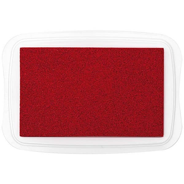 Rico Design Textilstempelkissen 9x6cm rot