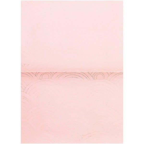 Rico Design Paper Patch Papier Jardin Japonais Wellen rosa 30x42cm