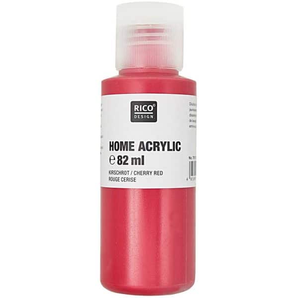 Rico Design Home Acrylic 82ml kirschrot