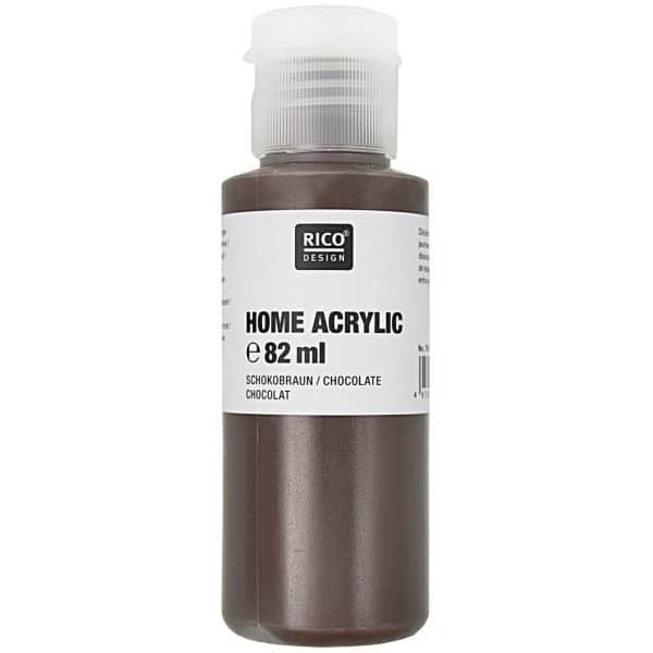 Rico Design Home Acrylic 82ml schokobraun