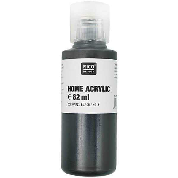 Rico Design Home Acrylic 82ml schwarz