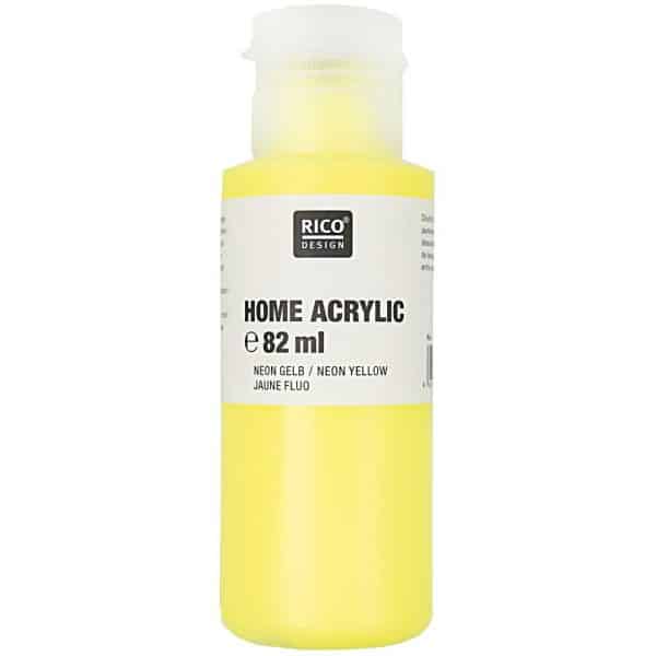 Rico Design Home Acrylic 82ml neongelb