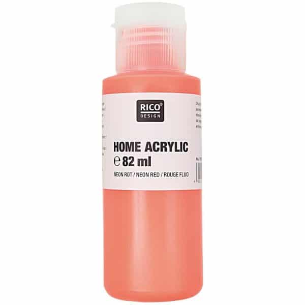 Rico Design Home Acrylic 82ml neonrot