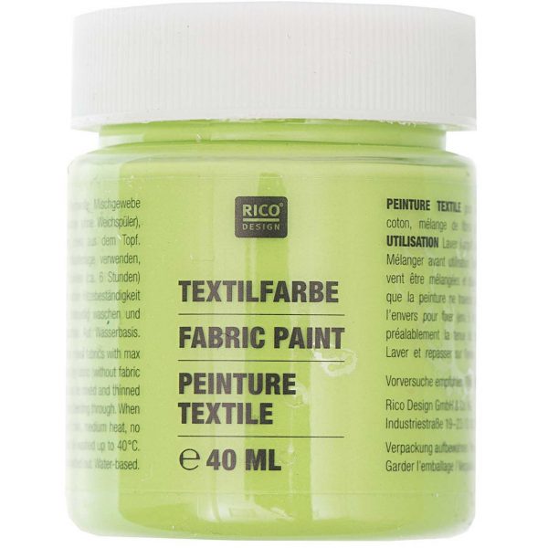 Rico Design Textilfarbe 40ml blattgrün