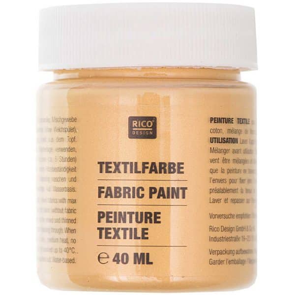 Rico Design Textilfarbe 40ml gold