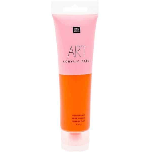 Rico Design ART Künstler Acrylfarbe 100ml neonorange