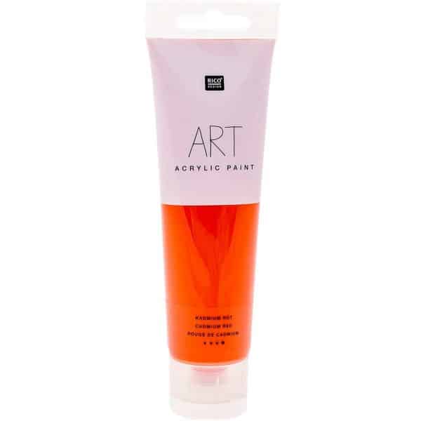 Rico Design ART Künstler Acrylfarbe 100ml kadmium-rot