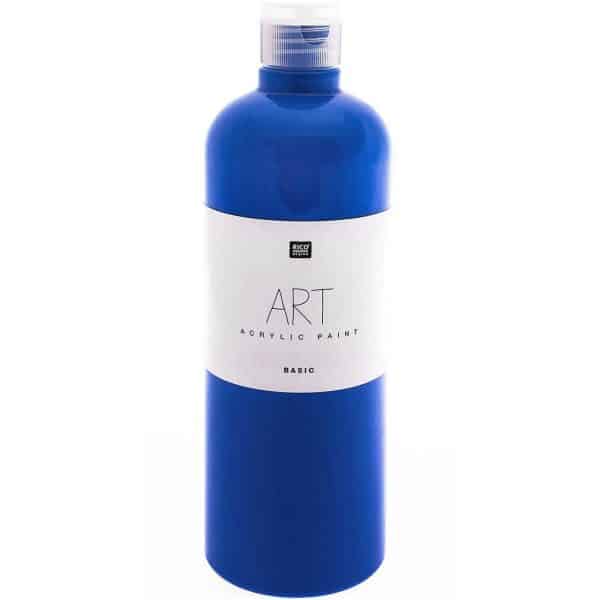 Rico Design ART Künstler Acrylfarbe 750ml blau