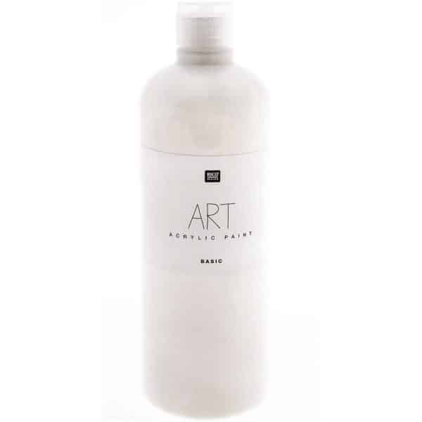 Rico Design ART Künstler Acrylfarbe 750ml weiß