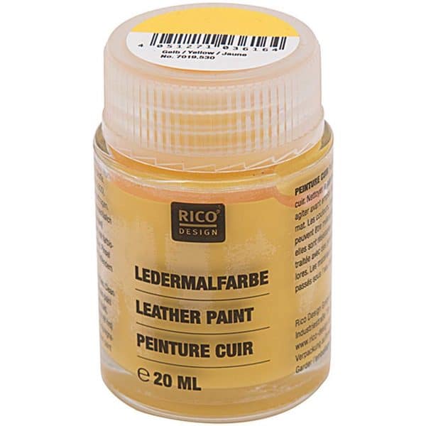 Rico Design Ledermalfarbe 20ml gelb